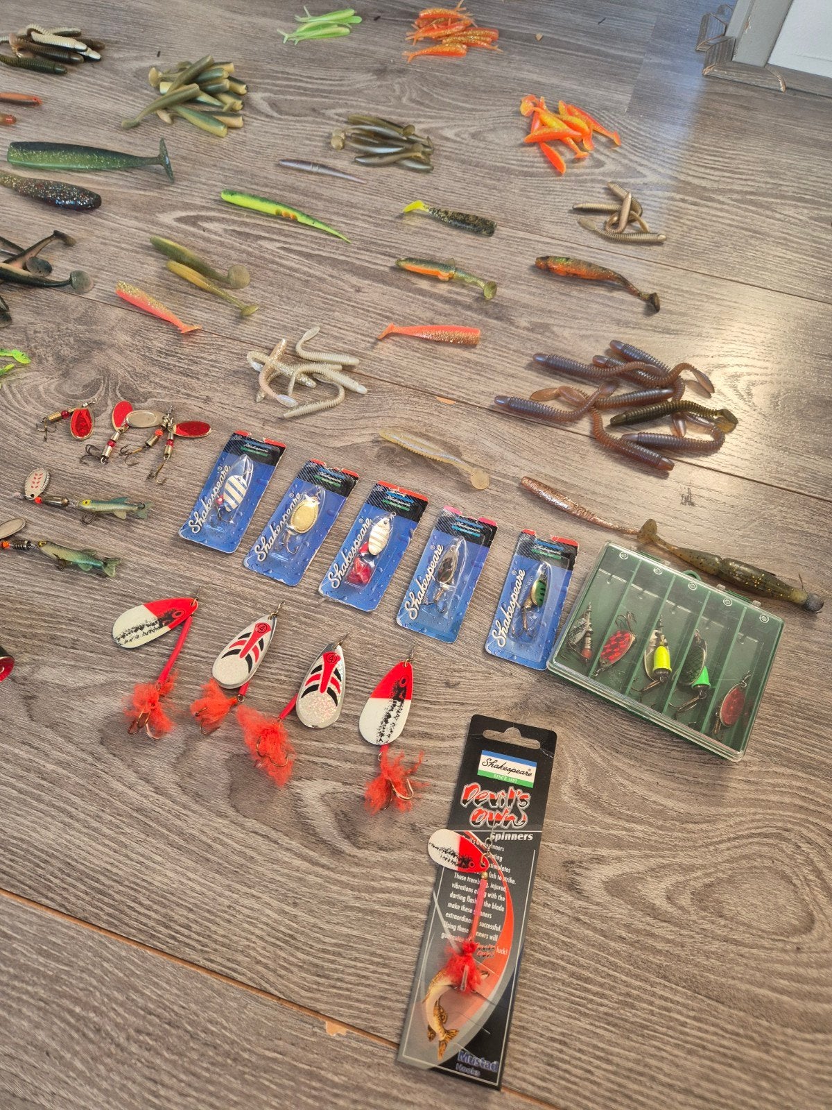 Grote partij kunstaas: Lunkercity, Shakespeare, Rapala, Shad, Ophalen of Verzenden, Kunstaas