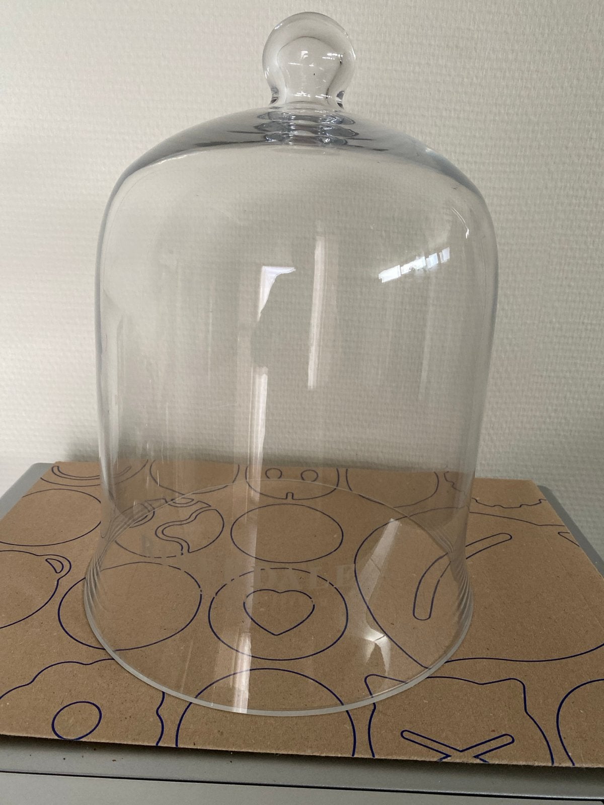 Riverdale Glazen Stolp - Zo goed als nieuw (zware kwaliteit), Ophalen of Verzenden, Zo goed als nieuw, Glas, Modern