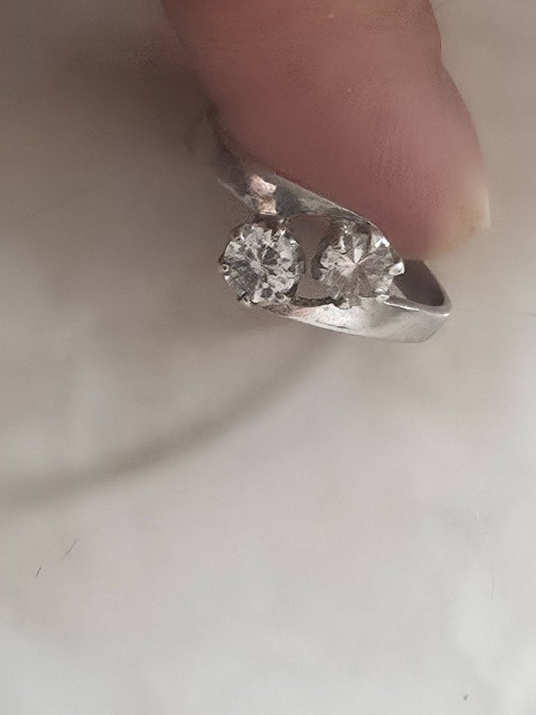 Ring, Ophalen of Verzenden, Zo goed als nieuw, Dame, Zilver