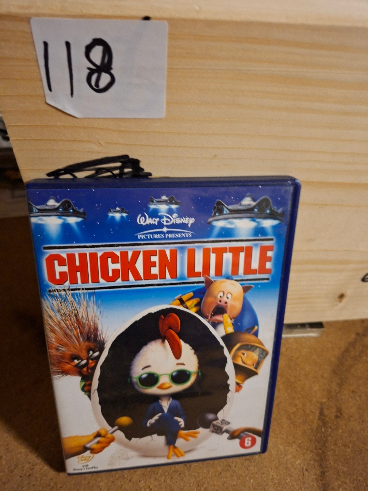 Disney's Chicken Little DVD - Familie animatiefilm, Gebruikt, Animatie, Nederlands, Ophalen of Verzenden