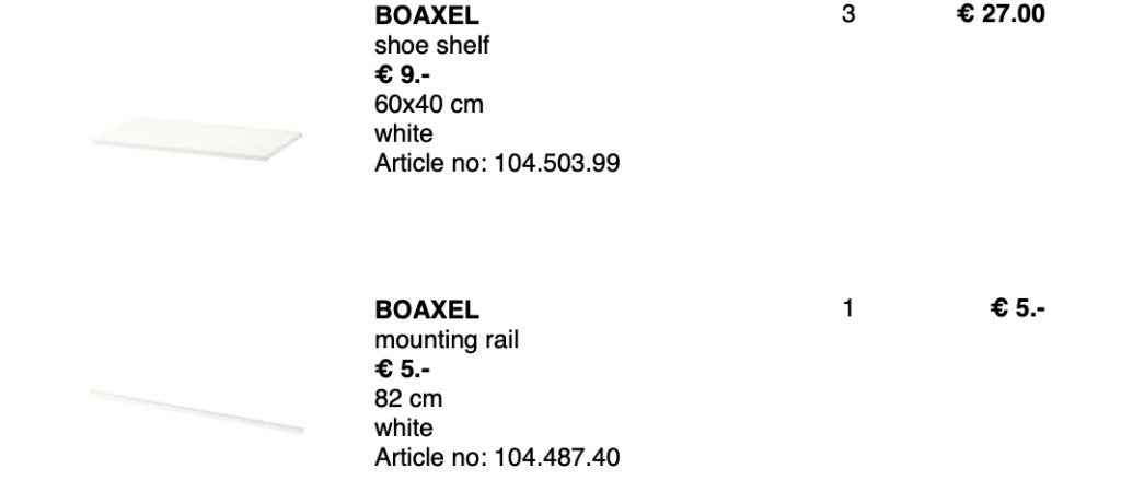IKEA BOAXEL opbergsysteem (planken,manden, drooprek,stangen), Huis en Inrichting, Kasten | Kledingkasten, Ophalen, Gebruikt, 100 tot 150 cm
