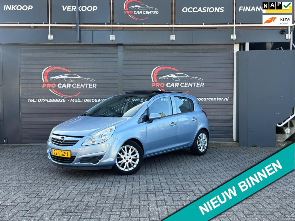 Opel Corsa 1.2-16V Business PANO|CRUISE|AIRCO|EL.RAMEN|NAP|A, Auto's, Opel, Voorwielaandrijving, Stof, Gebruikt, 4 cilinders