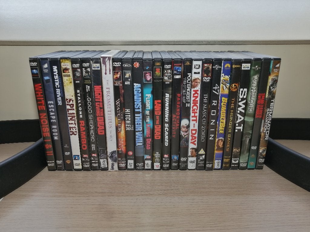 DVD - Actie en Horror - Set van 26, Vanaf 12 jaar, Ophalen, Zo goed als nieuw, Overige genres