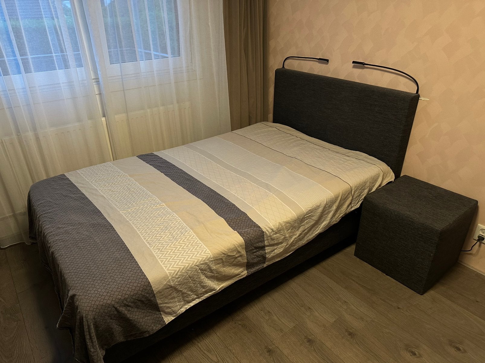 Twijfelaar bed incl hocker, Huis en Inrichting, Ophalen, Gebruikt, Twijfelaar, 120 cm