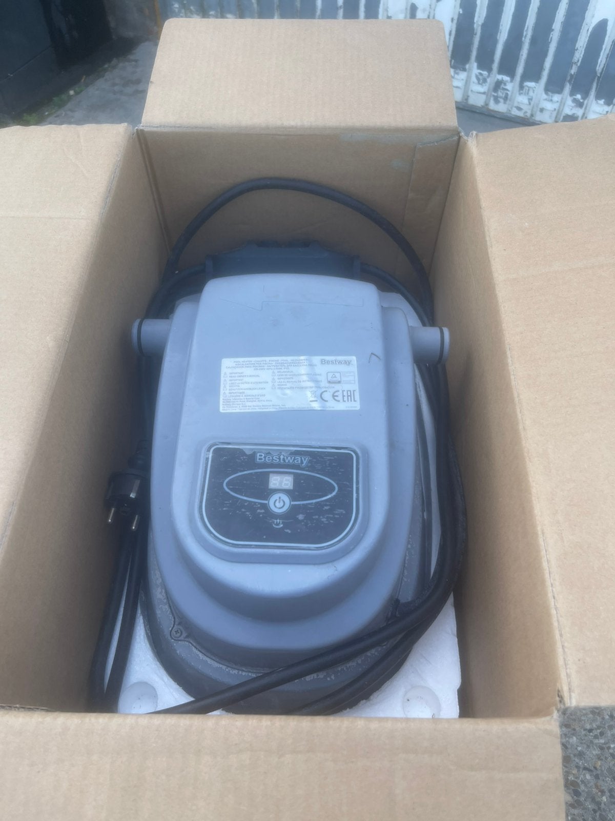 Zwembadverwarming, Tuin en Terras, Ophalen, Gebruikt