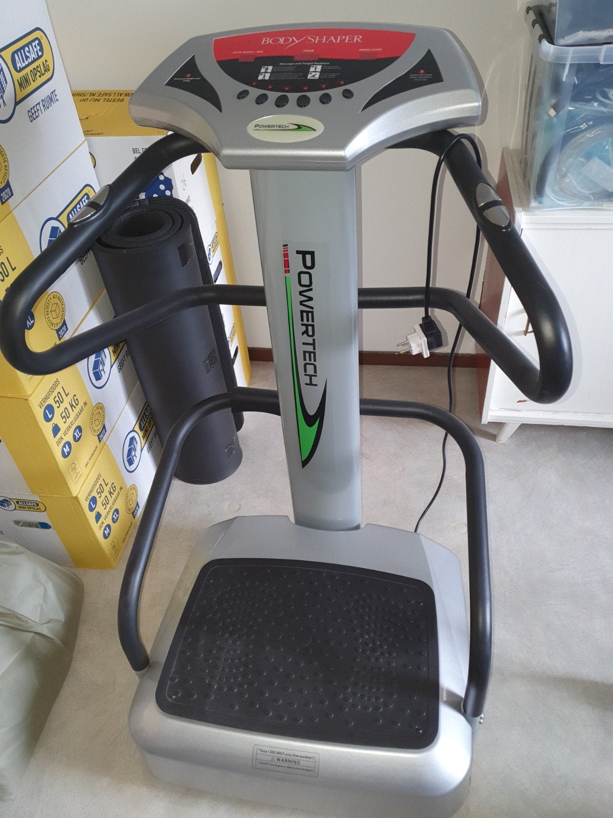 Powertech Body Shaper Trilplaat - Groot Apparaat, Ophalen, Gebruikt, Trilplaat, Benen