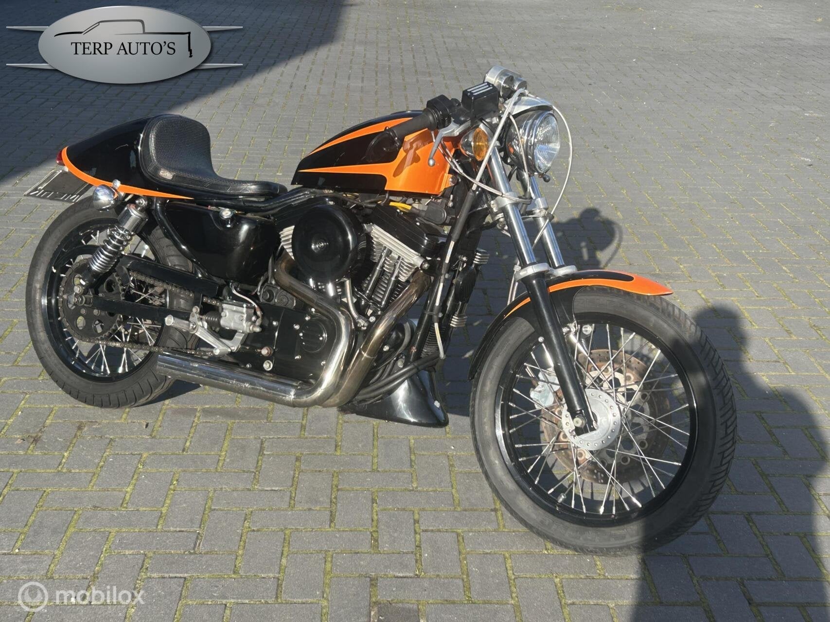 Harley Davidson XLH 883 de Luxe Cafe racer Custom Build, Motoren, Motoren | Harley-Davidson, Bedrijf, Chopper, 12 t/m 35 kW