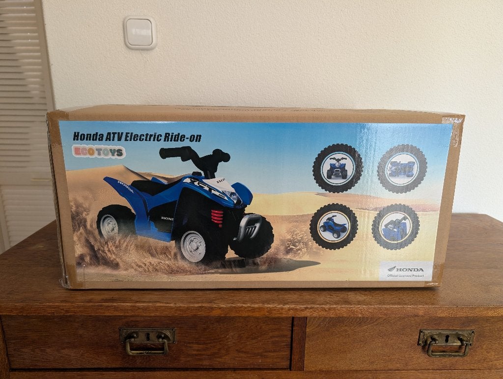 Nieuw in doos: Eco Toys Honda Zwart Elektrische Kinder Quad, Ophalen, Nieuw