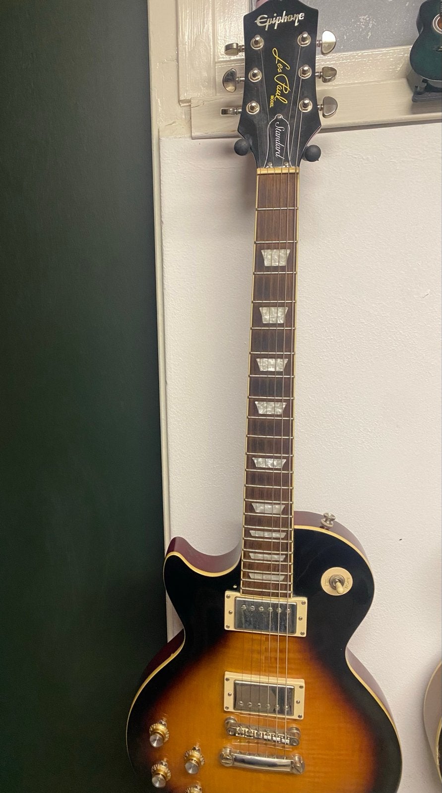 LH Epiphone Les Paul Standard '60s Bourbon Burst, Muziek en Instrumenten, Ophalen of Verzenden, Gebruikt, Solid body, Epiphone