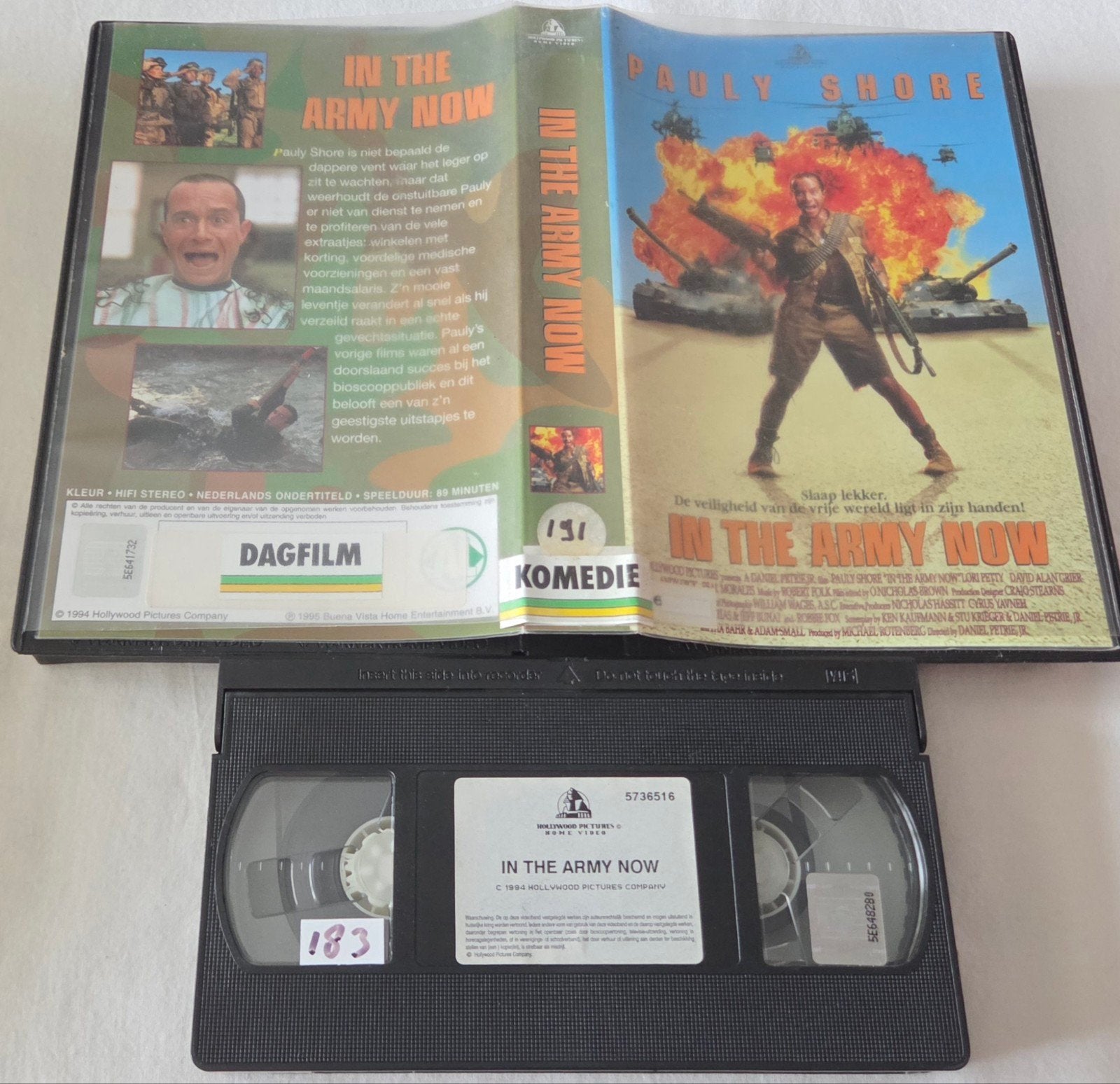 In The Army Now VHS Comedy EX-RENTAL, Cd's en Dvd's, Alle leeftijden, Ophalen of Verzenden, Gebruikt