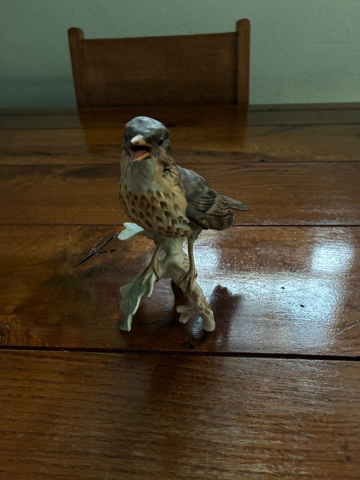 Vintage Goebel W Germany Porseleinen Lijster Beeldje, Ophalen of Verzenden, Zo goed als nieuw, Vogel, Beeldje of Figuurtje