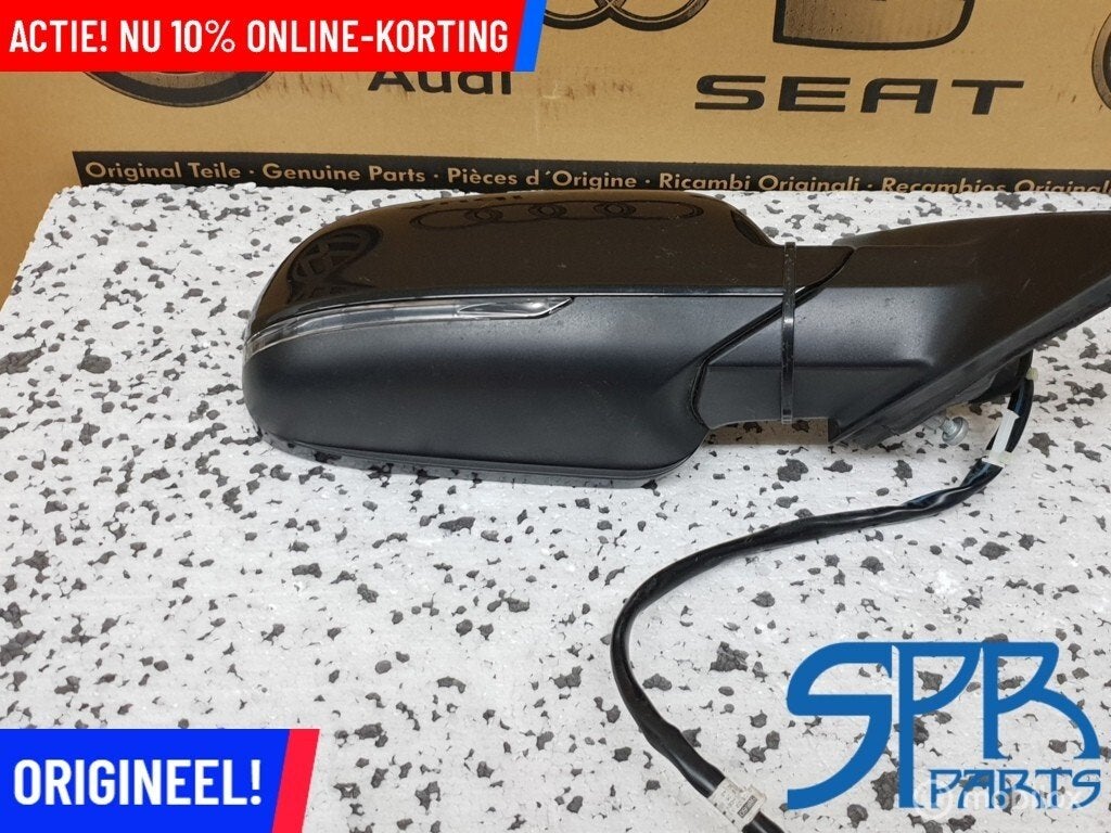 A4 B8 8K RECHTS ELEKTRISCH INKLAPBAAR Buitenspiegel SPIEGEL, Auto-onderdelen, Audi, Gebruikt