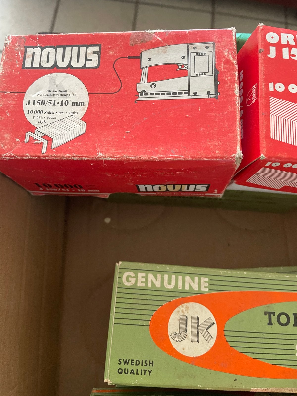 Novus en Tornado nietjes - Diverse maten, Ophalen of Verzenden, Gebruikt