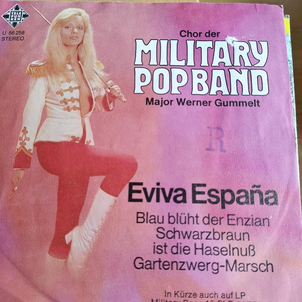 Military Pop Band - Eviva España (7 inch vinyl single), Cd's en Dvd's, Vinyl Singles, Ophalen of Verzenden, Gebruikt