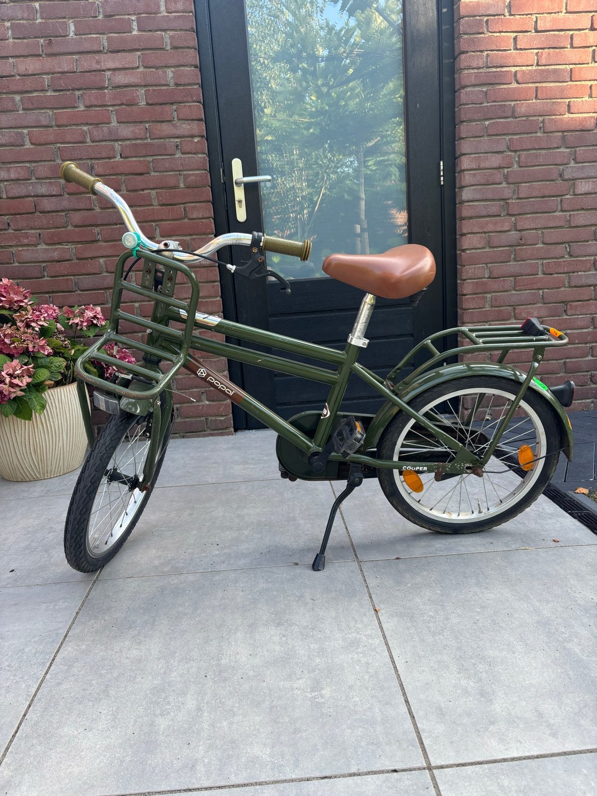 Popal Kinderfiets 18 inch, Ophalen, Zo goed als nieuw, Terugtraprem, 16 tot 20 inch