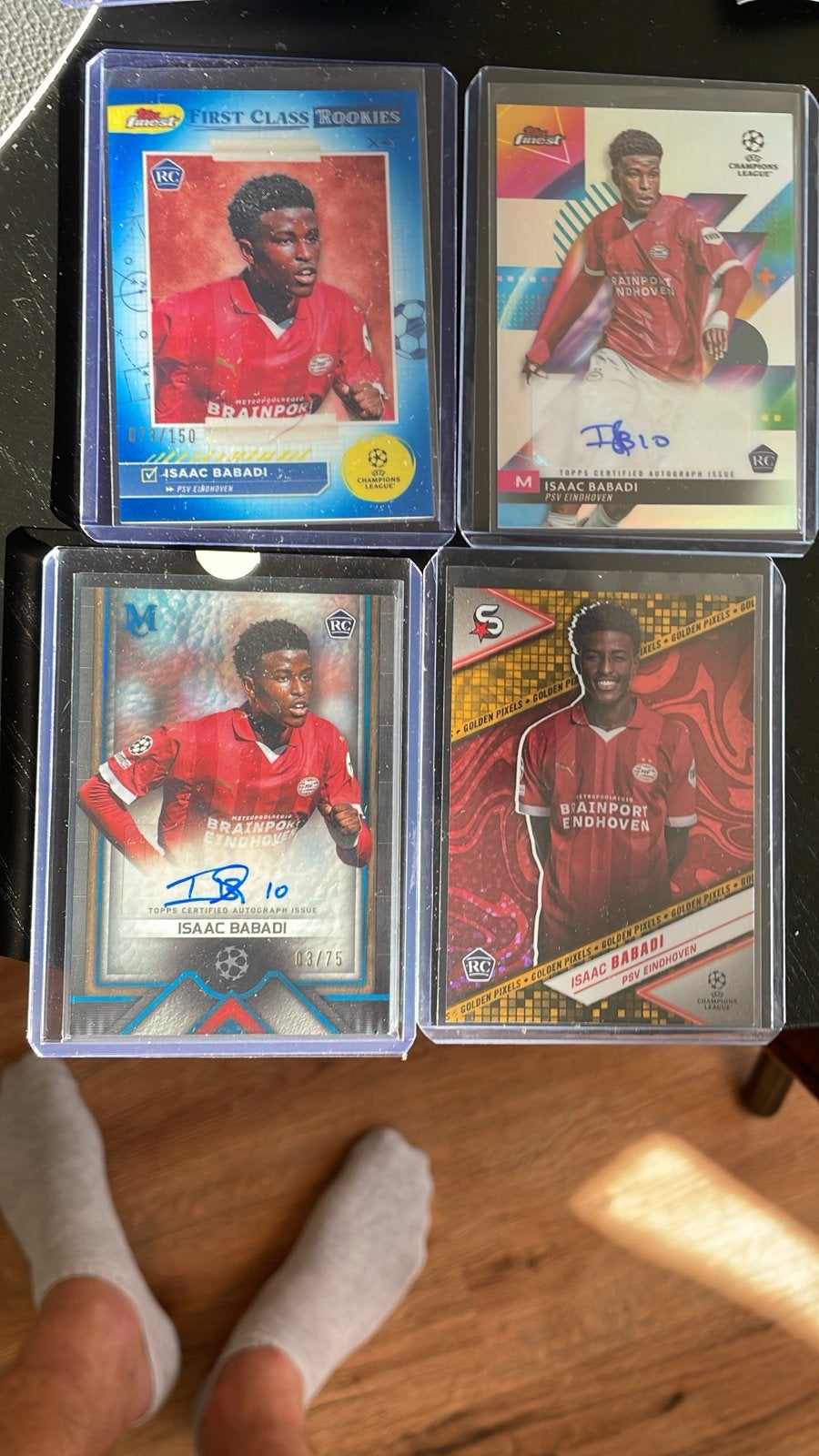 Isaac Babadi Topps Champions League Kaarten PSV Eindhoven, Ophalen of Verzenden, Zo goed als nieuw, PSV, Spelerskaart