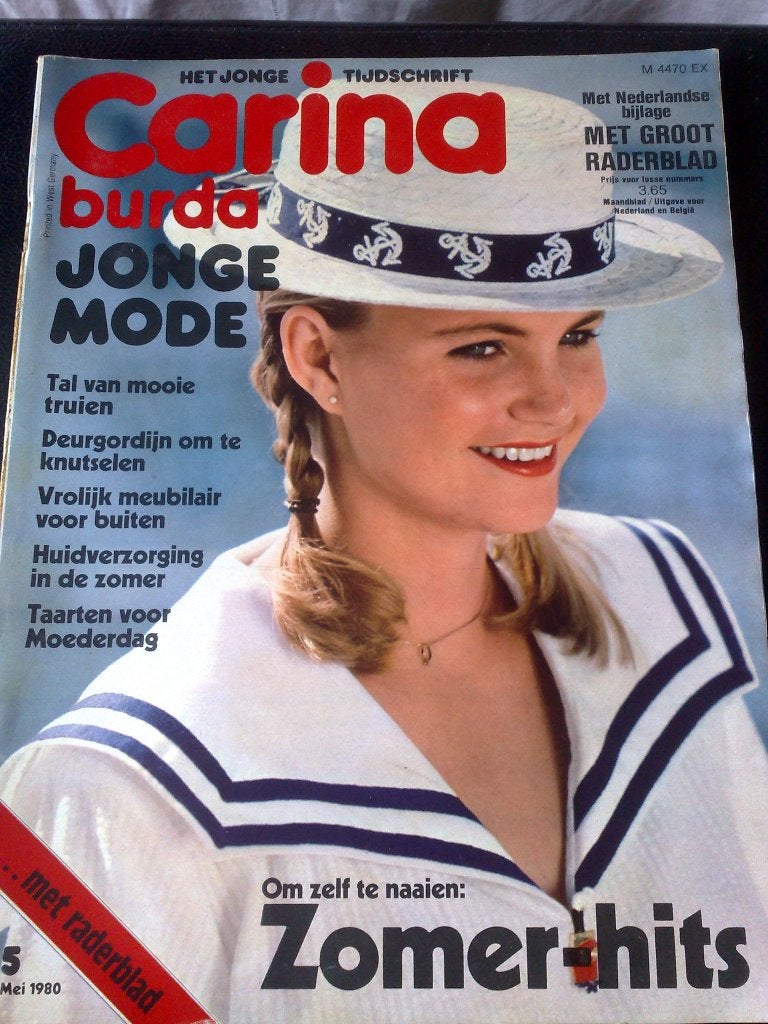 Burda Carina jonge mode nr. 5 mei 1980, Verzenden, Zo goed als nieuw, Vrouw, Burda
