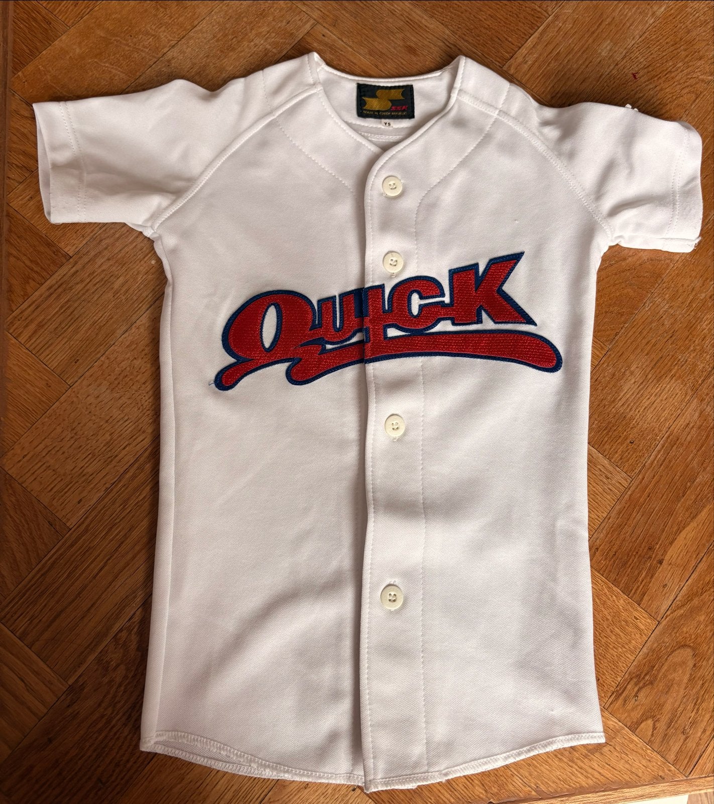 Baseball shirt Quick Amersfoort - Maat 8-9 jaar, Ophalen of Verzenden, Gebruikt, Jongen of Meisje