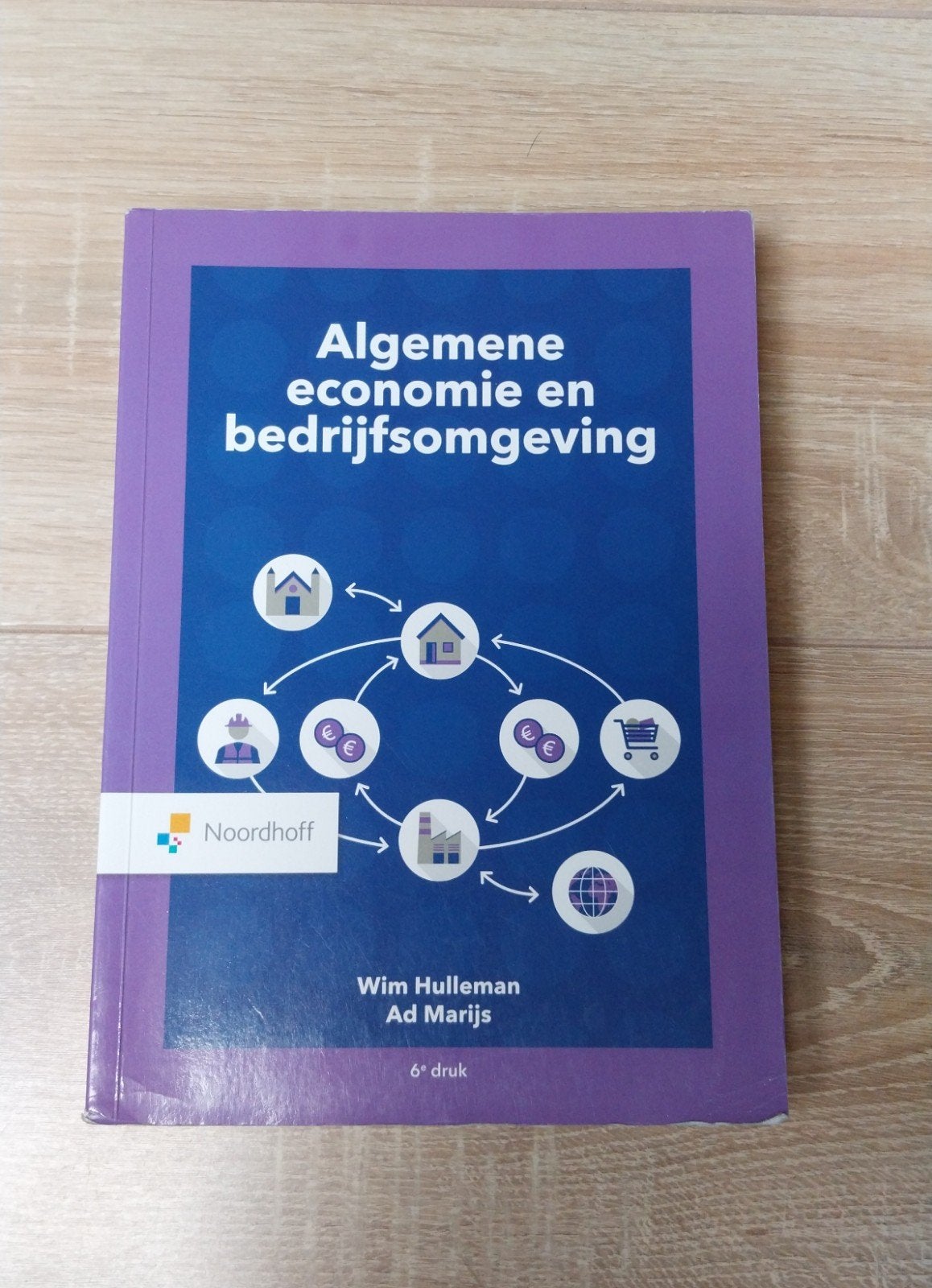 Algemene economie en bedrijfsomgeving - 6e druk, Wim Hulleman, Ad Marijs, Zo goed als nieuw, Gamma, HBO