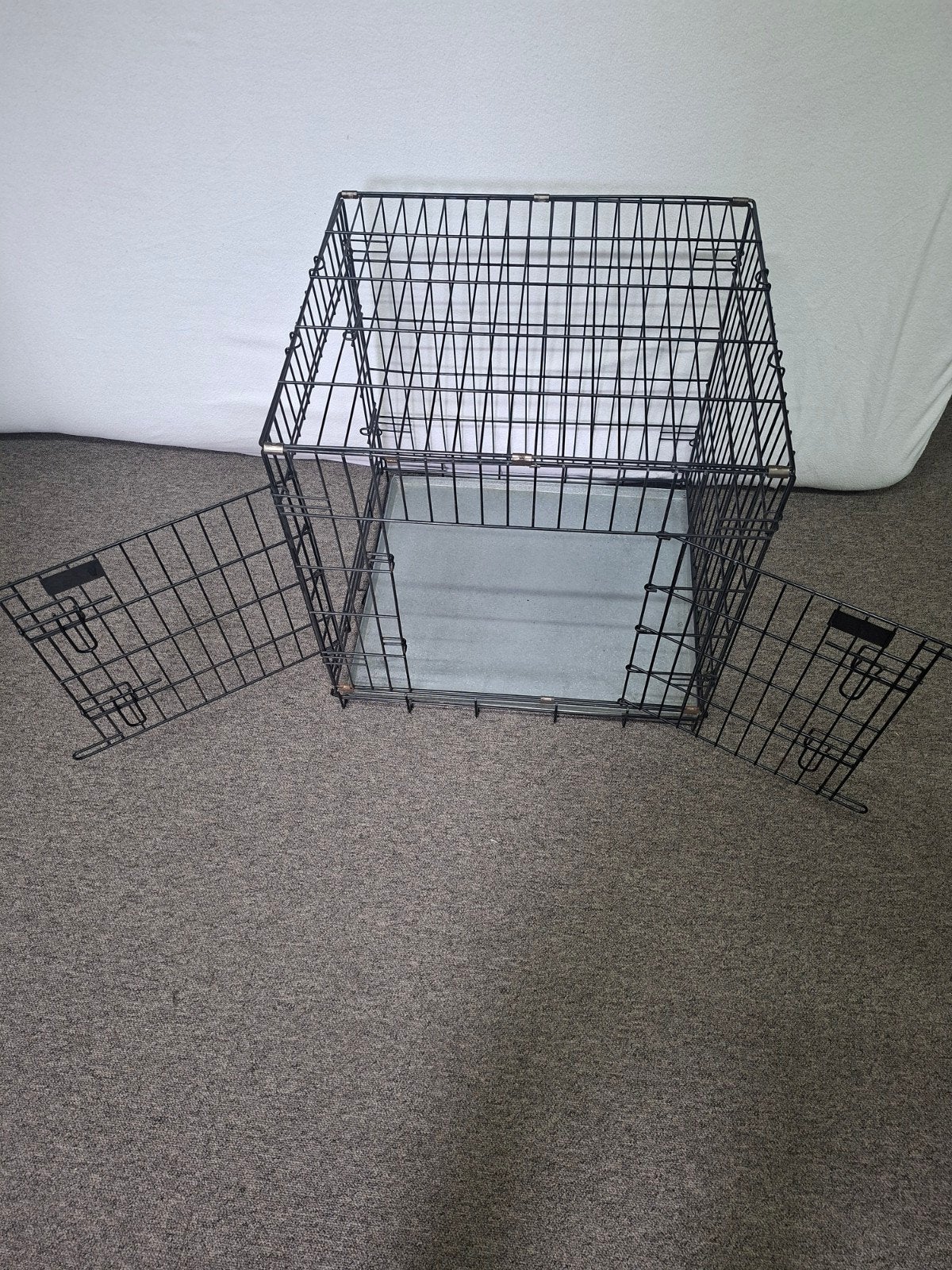 Puppy bench, 61x 55 x 61 zwarte kleur, Dieren en Toebehoren, Ophalen, Gebruikt