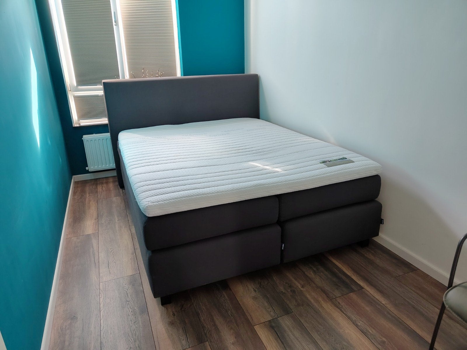 Karlsson boxspring 160x200 arendal extra pocketveermatrassen, Ophalen, Gebruikt, Tweepersoons, 200 cm