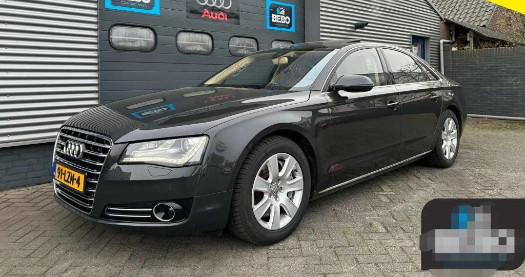 Audi A8 4.2 FSI 273KW Quattro Tiptronic 2010 Grijs, Auto's, Automaat, 8 cilinders, 371 pk, Vierwielaandrijving