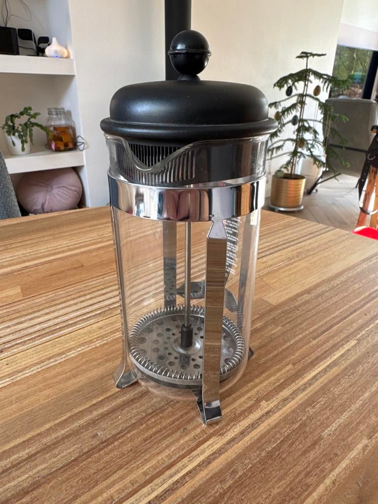 Bodum percolator 1 liter, Bodum, Ophalen of Verzenden, Zo goed als nieuw, Zwart