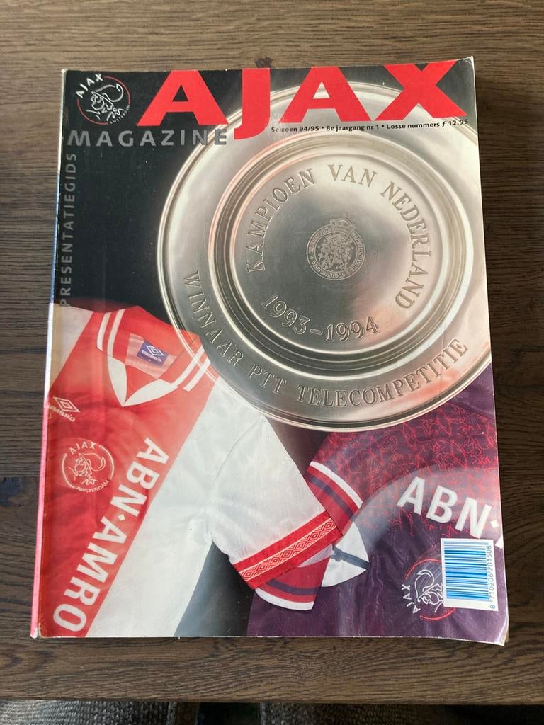 PRESENTATIE GIDS AJAX 94-95, Ophalen of Verzenden, Zo goed als nieuw, Ajax, Boek of Tijdschrift