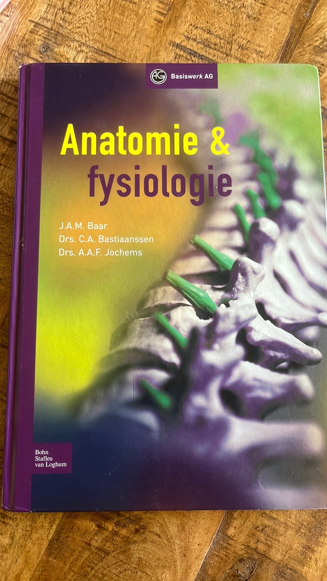 Anatomie en fysiologie, Overige wetenschappen, Ophalen of Verzenden, Zo goed als nieuw, A.A.F. Jochems; C.A. Bastiaanssen; J.A.M. Baar