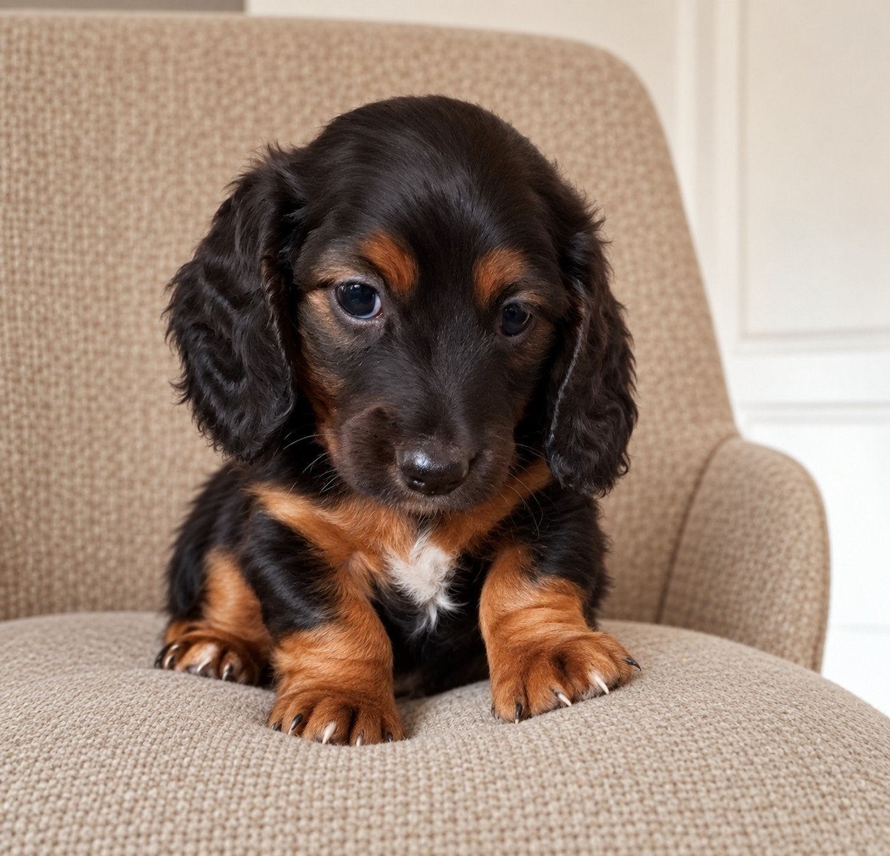 prachtige black and tan teckel pups, Parvo, 8 tot 15 weken, Meerdere, Nederland
