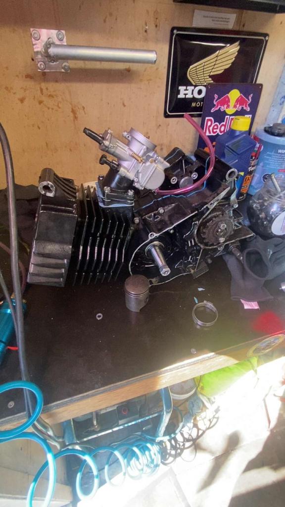 Honda 125cc motorblok - Gereviseerd met nieuwe krukas, Ophalen of Verzenden, Gereviseerd