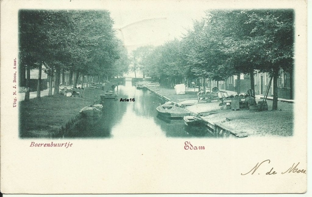 Edam, Verzenden, Voor 1920, Gelopen, Noord-Holland