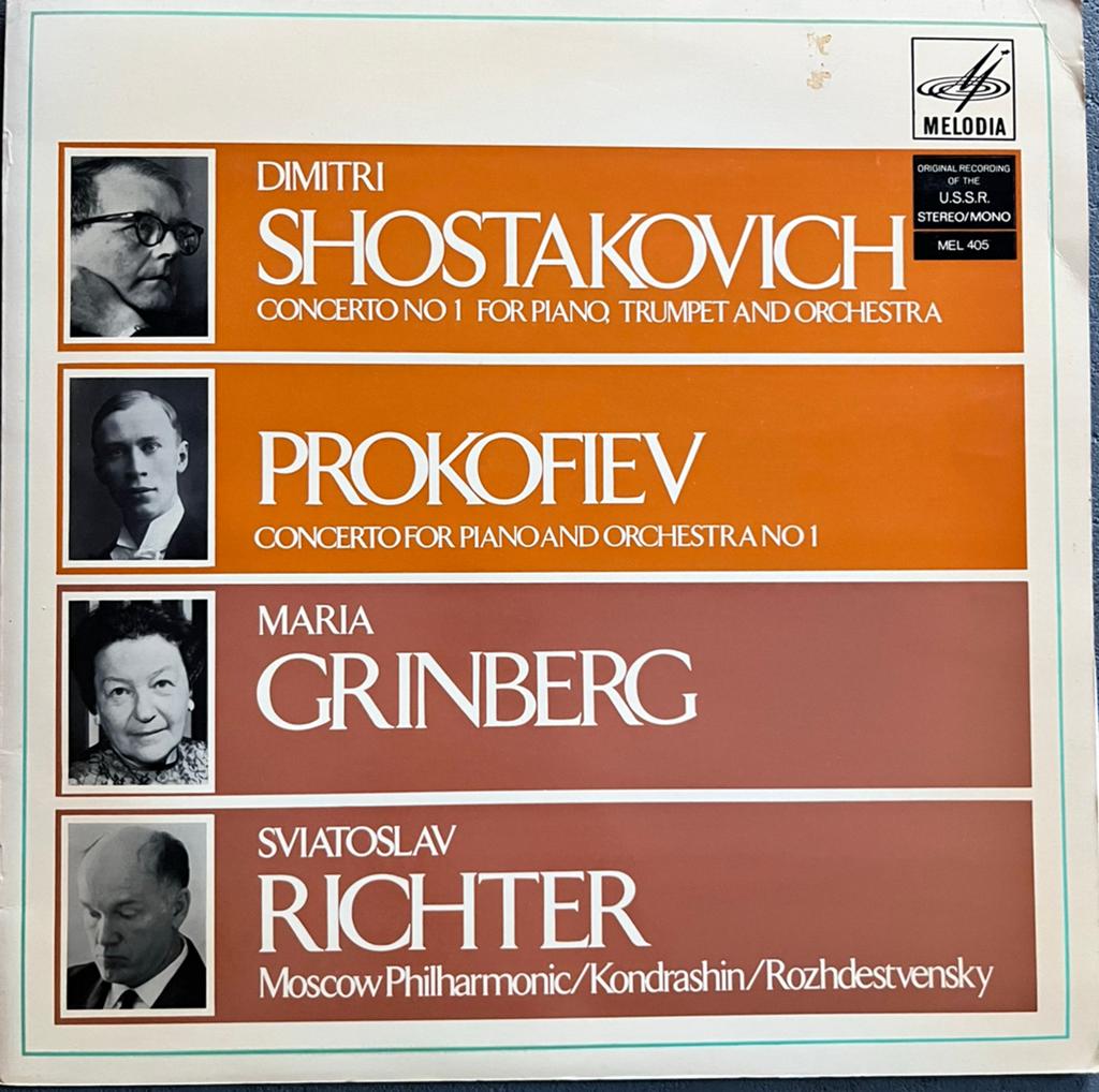 lp klassiek vinyl Shostakovich piano concerto Richter, Cd's en Dvd's, Vinyl | Klassiek, Overige typen, Ophalen of Verzenden, Zo goed als nieuw
