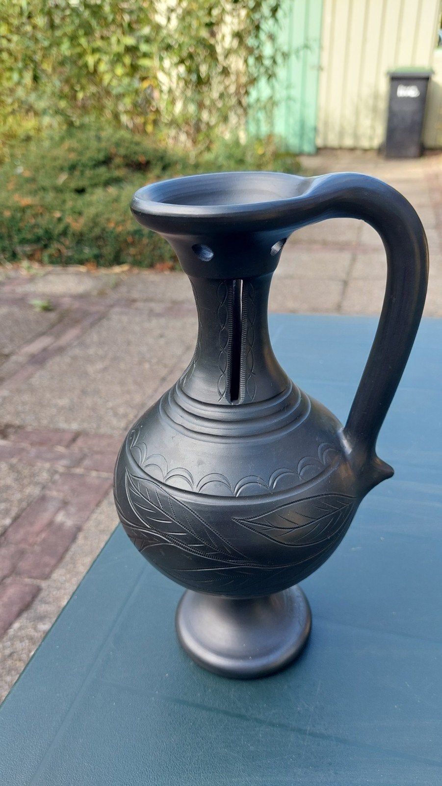 Bilha de segredo. Zwarte keramische kan met een geheim., Ophalen of Verzenden