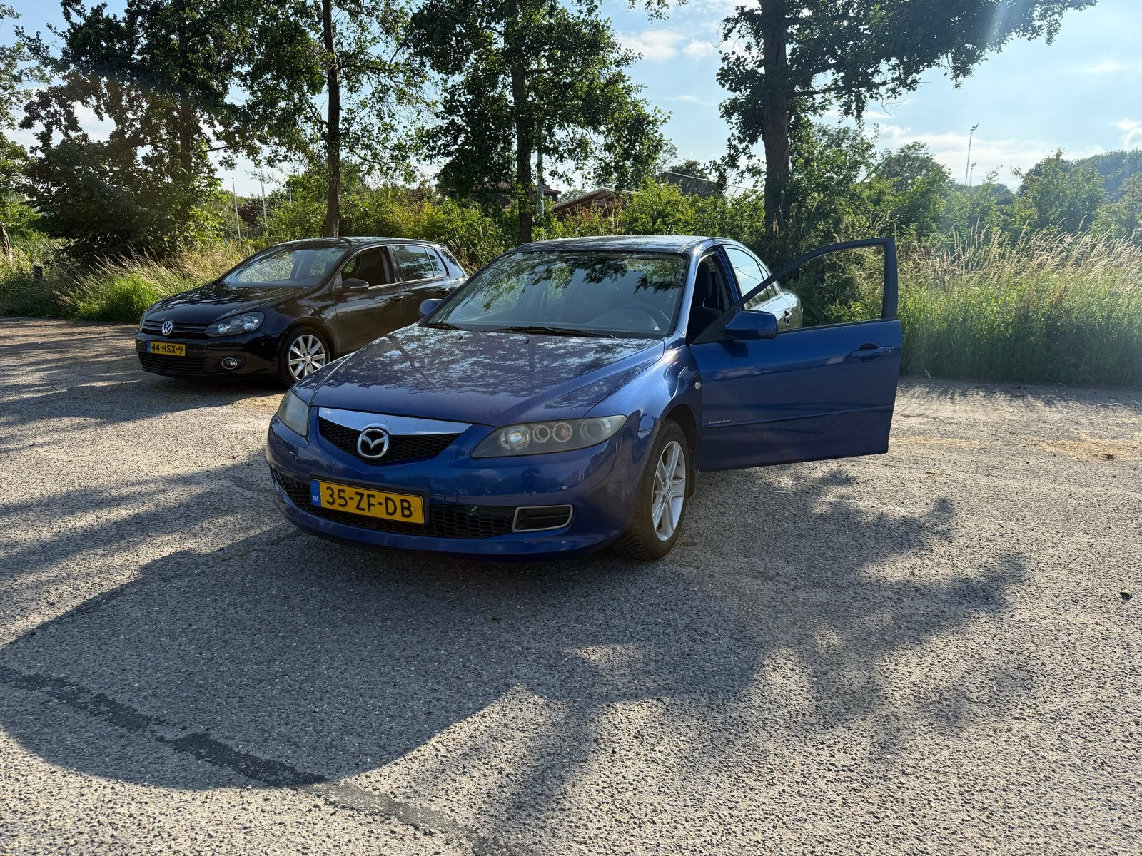 Mazda 6 1.8 Sport 2008 Blauw, Auto's, Mazda, Particulier, Benzine, C, Hatchback, Handgeschakeld, Origineel Nederlands, Blauw, Voorwielaandrijving