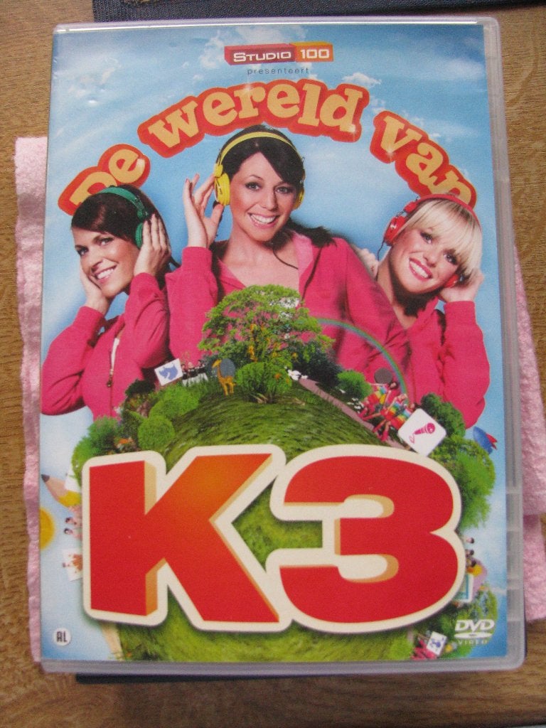 K3 De wereld van K3 3, Cd's en Dvd's, Gebruikt, Alle leeftijden, Inclusief doosje, Familie