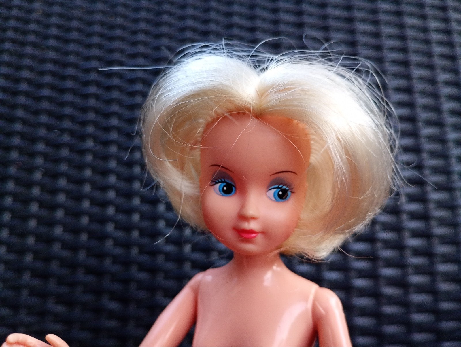 Vintage Fleur pop, blond haar, blauwe ogen, Ophalen of Verzenden, Zo goed als nieuw, Overige typen