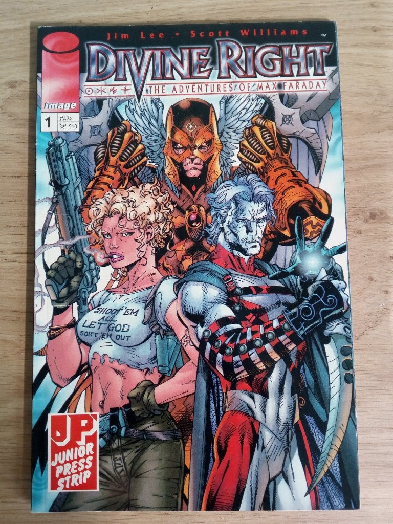 Junior Press - Divine Right 1,2,3,4 NL, Boeken, Strips | Comics, Amerika, Ophalen of Verzenden, Zo goed als nieuw, Meerdere comics