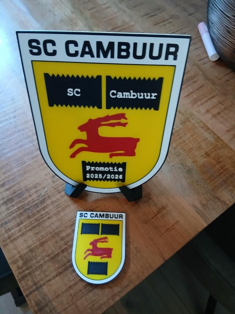 Cambuur, Ophalen of Verzenden, Nieuw, Reclamebord