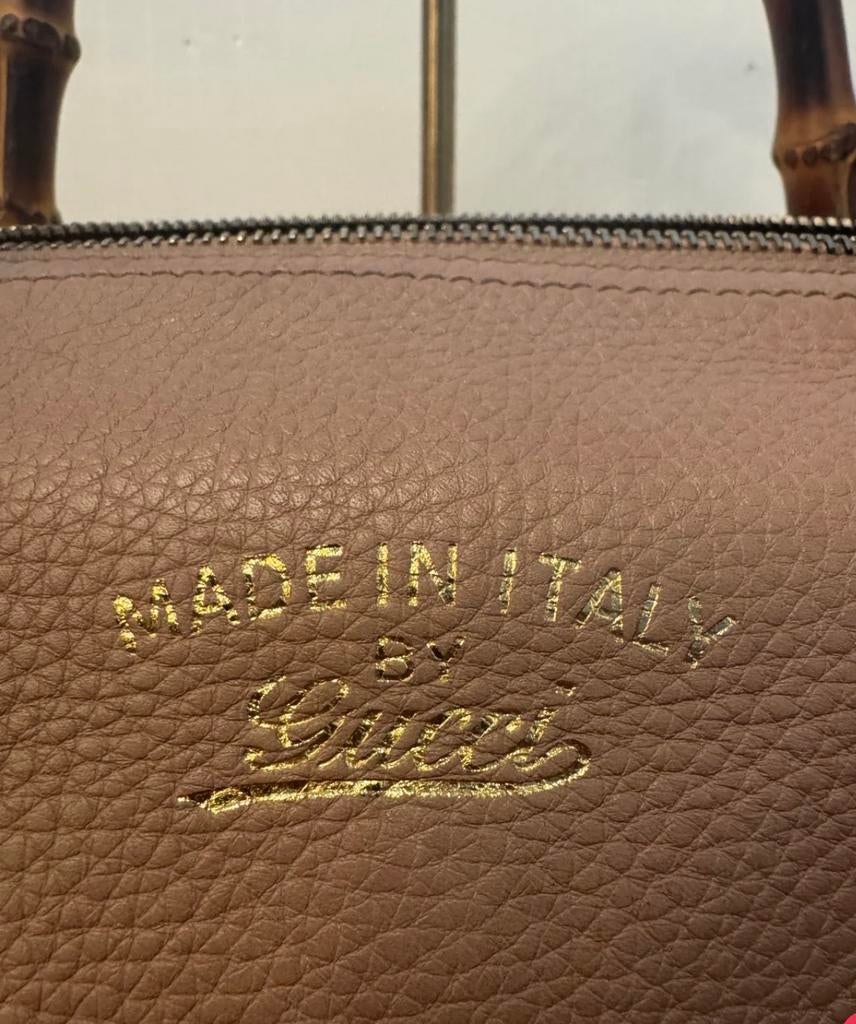 Gucci Bamboo Tas - Limited Edition, Ophalen of Verzenden, Gebruikt, Beige, Handtas