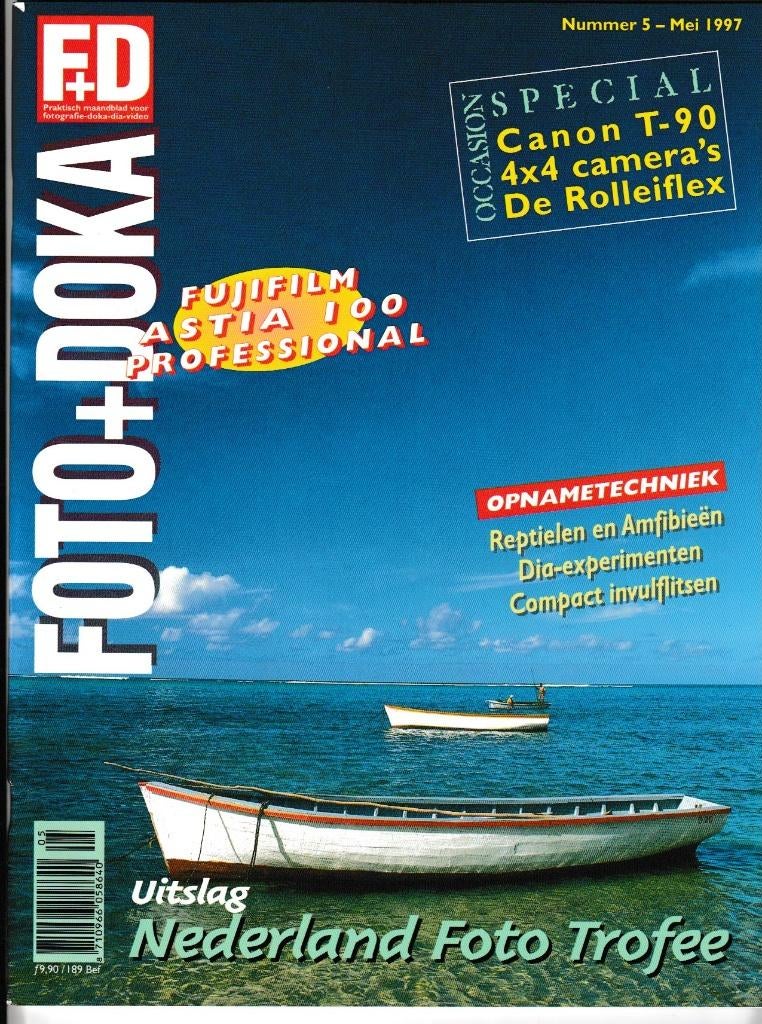 Fotografie - Tijdschrift Foto+Doka - Mei 1997, Ophalen of Verzenden, Zo goed als nieuw