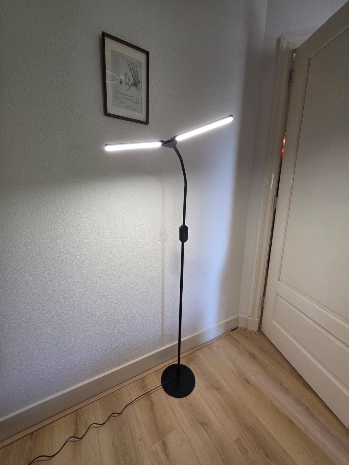 Staande hobbylamp met timer en 3 kleuren licht, Ophalen, 100 tot 150 cm, Modern, Functioneel, Overige fittingen