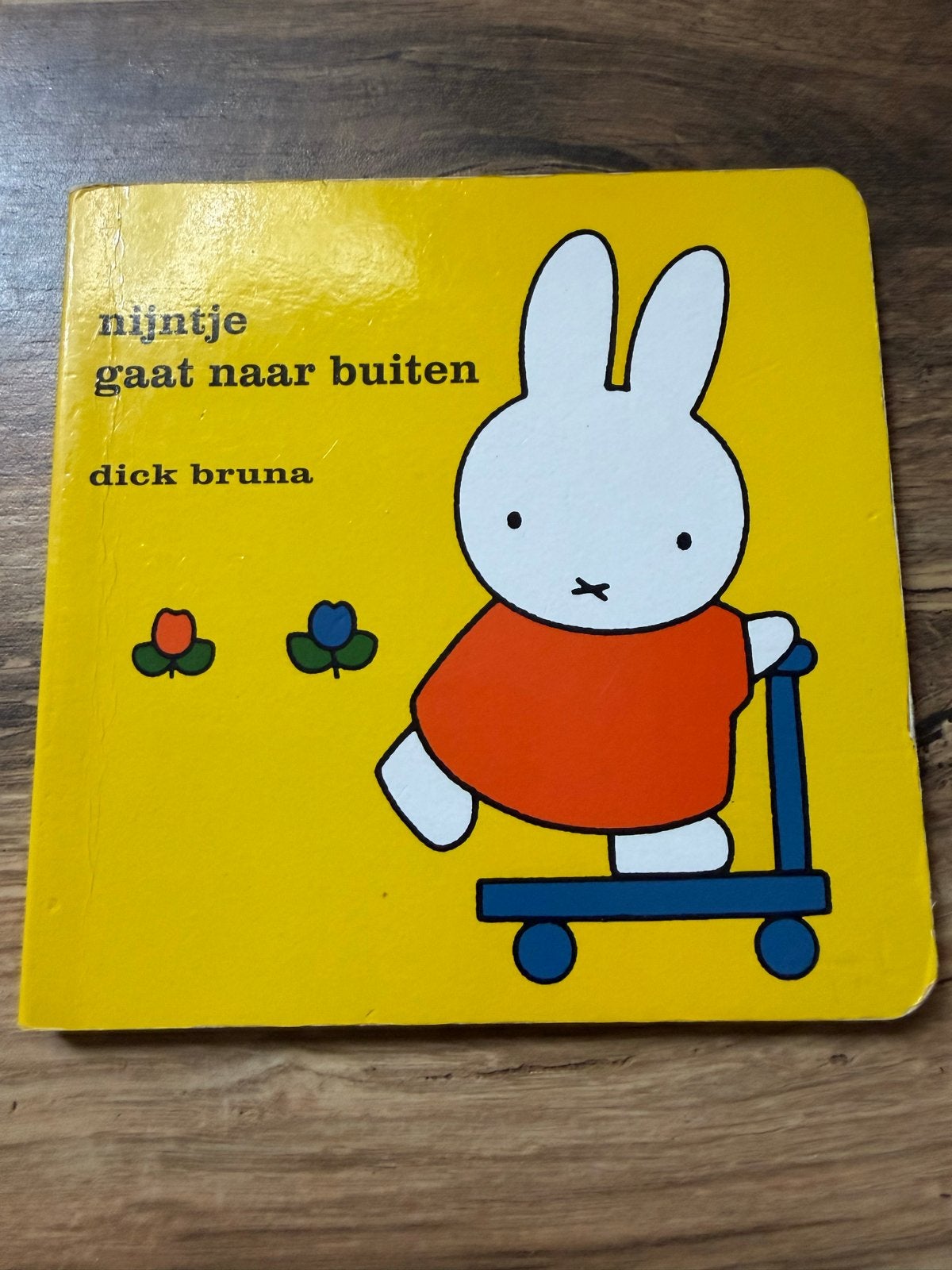 Nijntje gaat naar buiten - Dick Bruna (kartonboekje), Fictie algemeen, Jongen of Meisje, Ophalen of Verzenden, Zo goed als nieuw