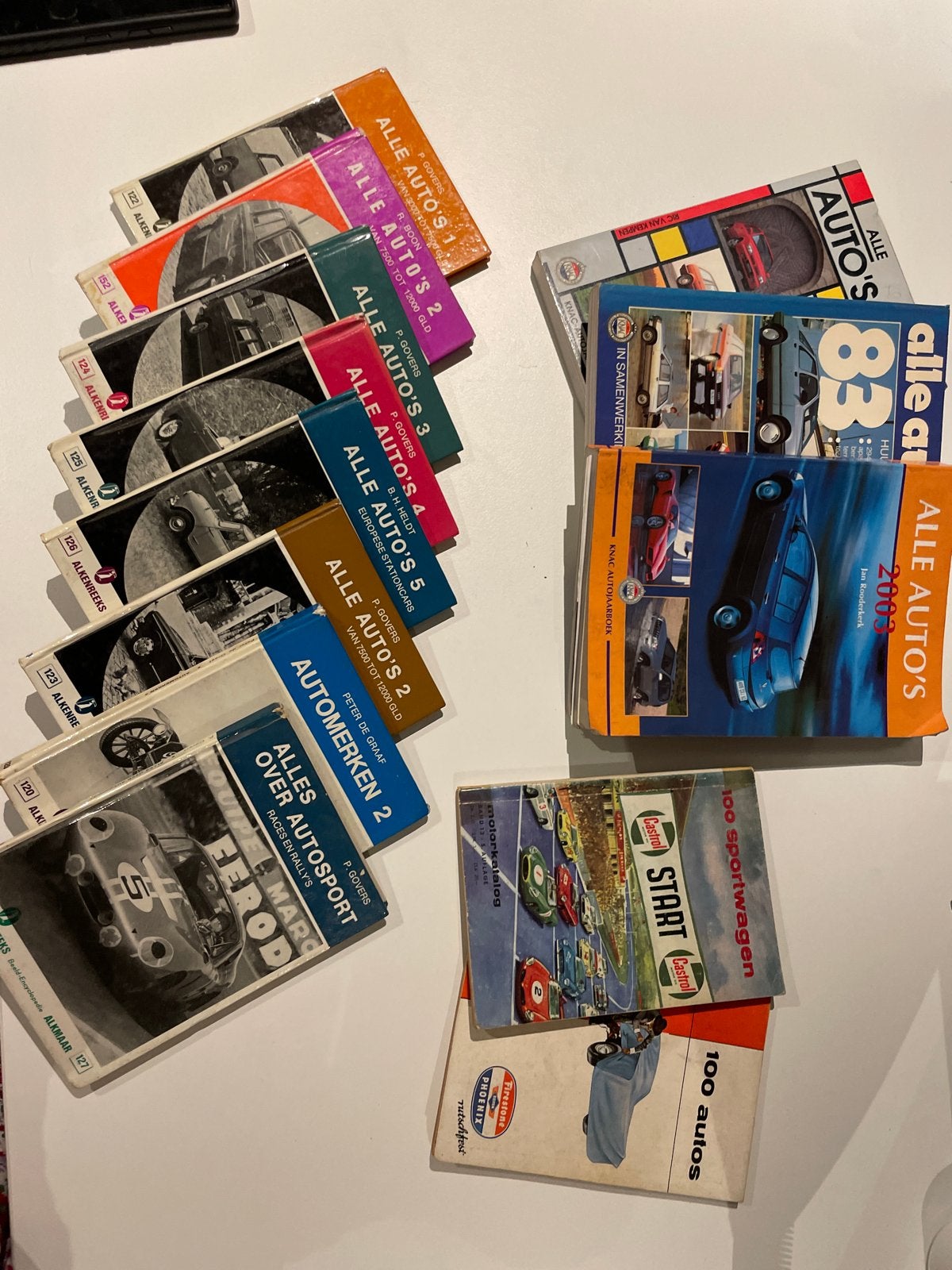 8x Alkenreeks en diverse autocatalogi, Ophalen of Verzenden, Gelezen, Algemeen
