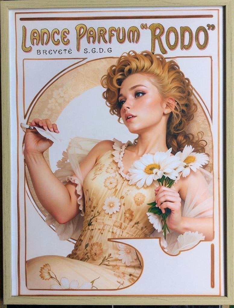 Uniek Alphonse Mucha Wereld Art Nouveau dag Print Poster 10, Verzenden