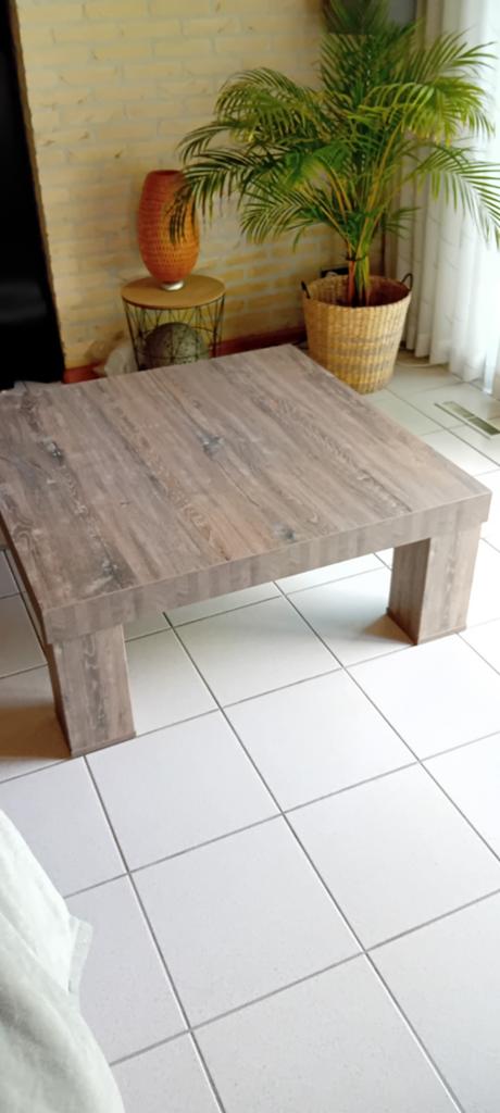 Salontafel 102 x 102, Huis en Inrichting, Ophalen, Gebruikt, Vierkant, Minder dan 50 cm