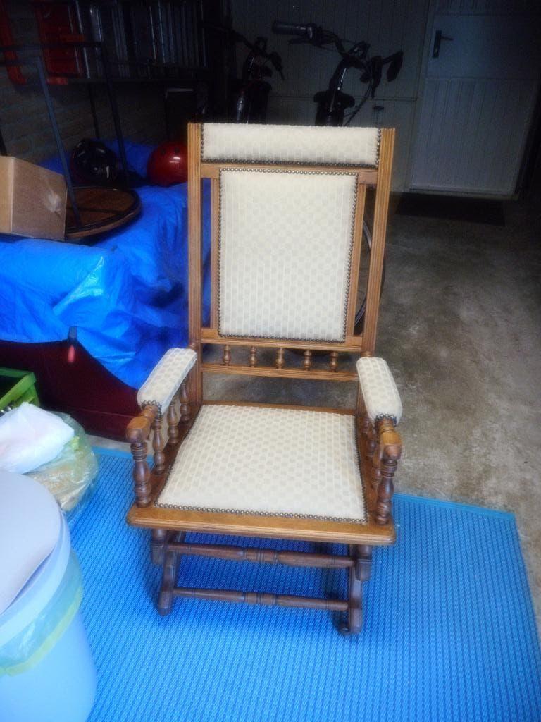 antieke schommelstoel, Antiek en Kunst, Antiek | Meubels | Stoelen en Banken, Ophalen