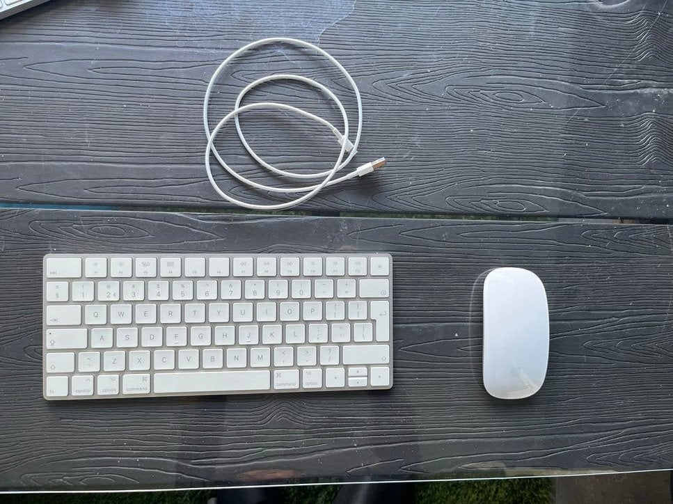 Apple Magic Keyboard en Magic Mouse 2 set, Rechtshandig, Muis, Toetsenbord en muis-set, Ophalen of Verzenden