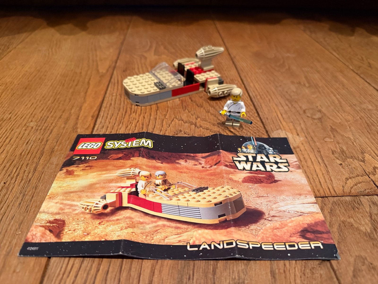 LEGO Star Wars 7110 Landspeeder met Luke Skywalker, Ophalen of Verzenden, Gebruikt, Overige merken