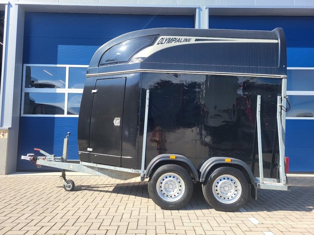 Chique Atec Olympialine 2 paardentrailer polyester garantie*, Gebruikt, Polyester, 2-paards trailer